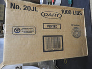 New Dart 20JL 20. Translucent Vented Lid - 800/Case C IP - Falcon Restaurant Supply - 1