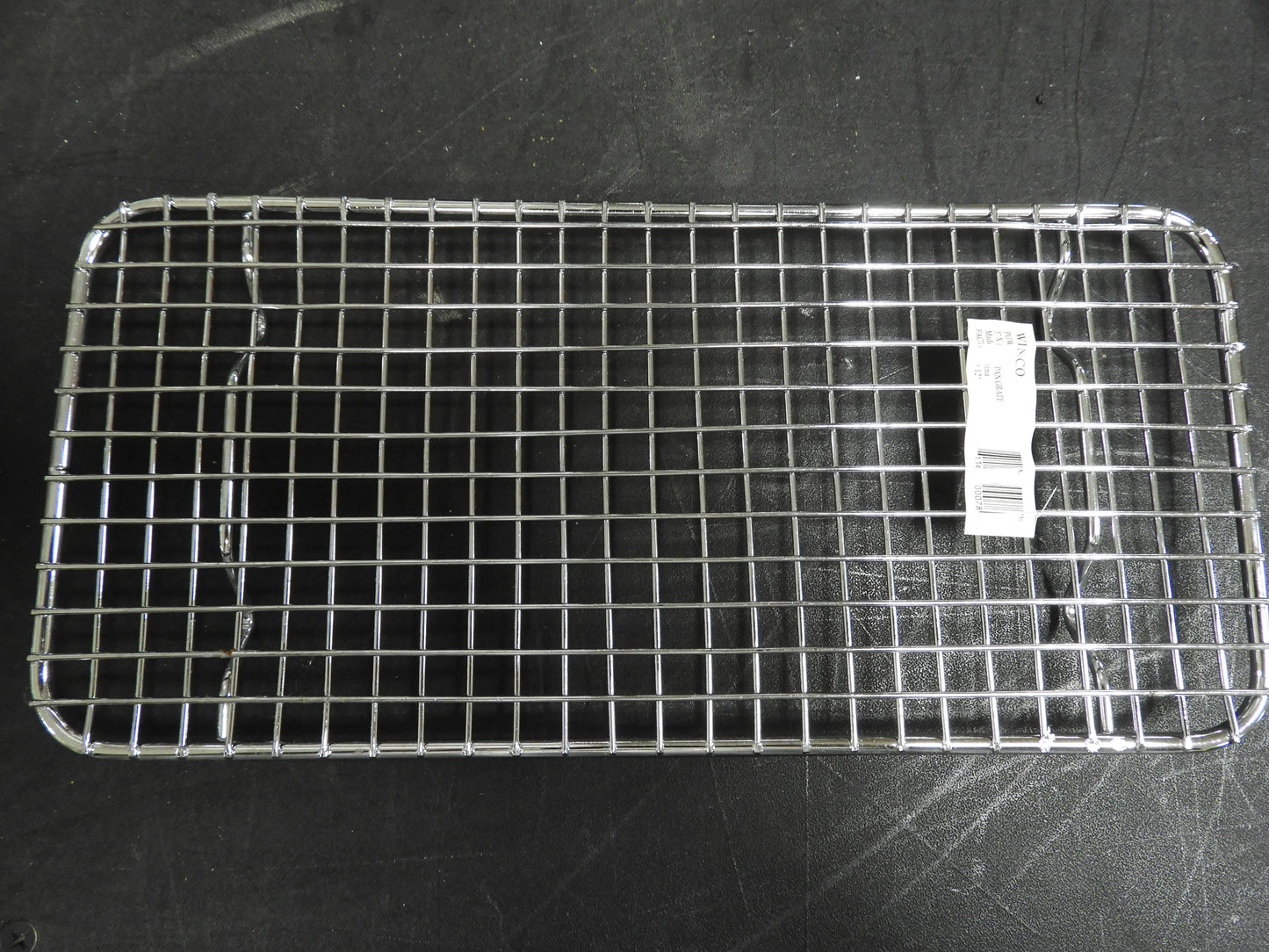 Used Winco PGW-510 - Wire Pan Grate, 5" x 10-1/2", 1/3 size, rectangular, stainless steel C IP