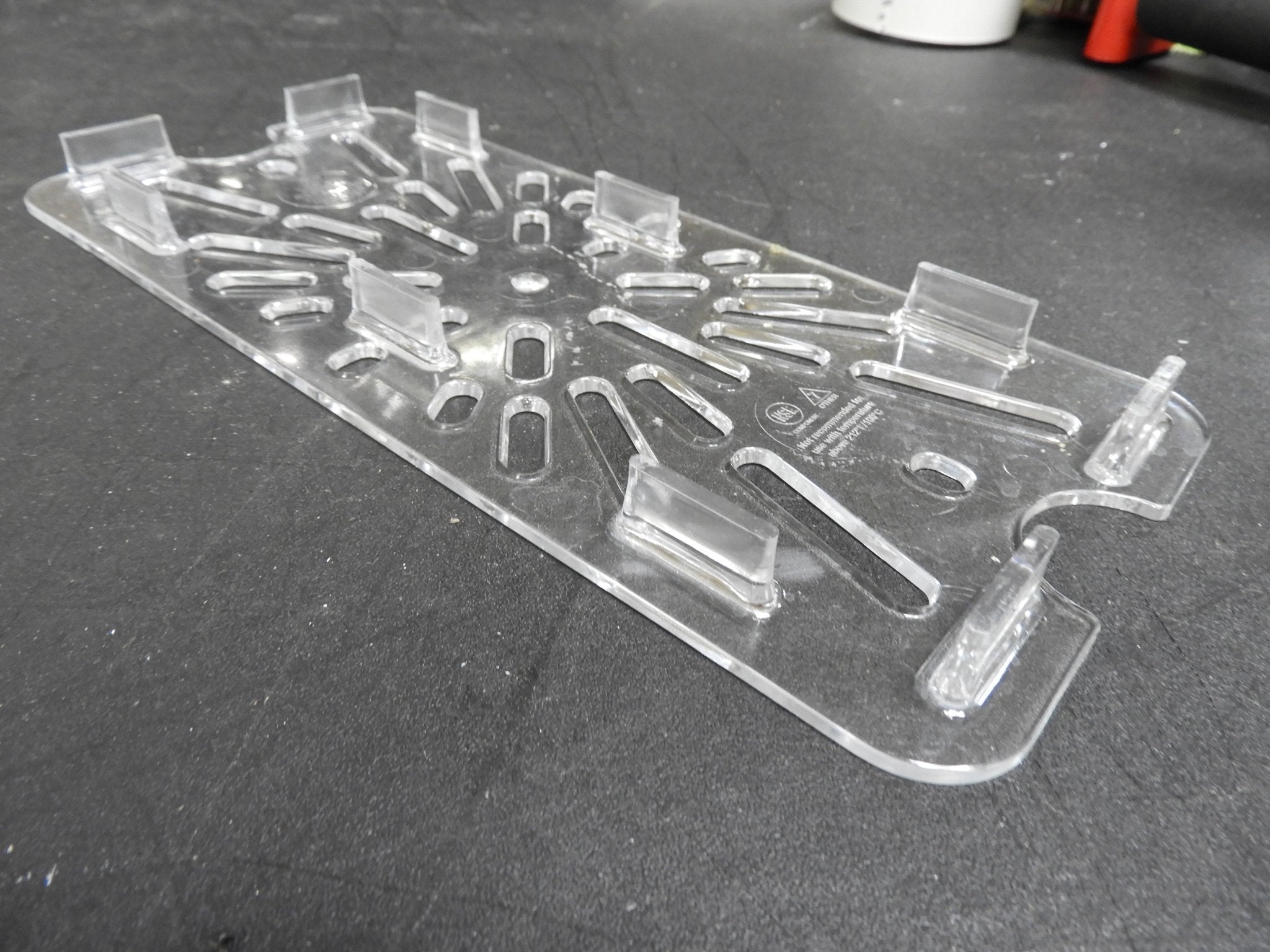 Used Vigor 1/3 Size Clear Polycarbonate Drain Tray C IP - Falcon Restaurant Supply - 4
