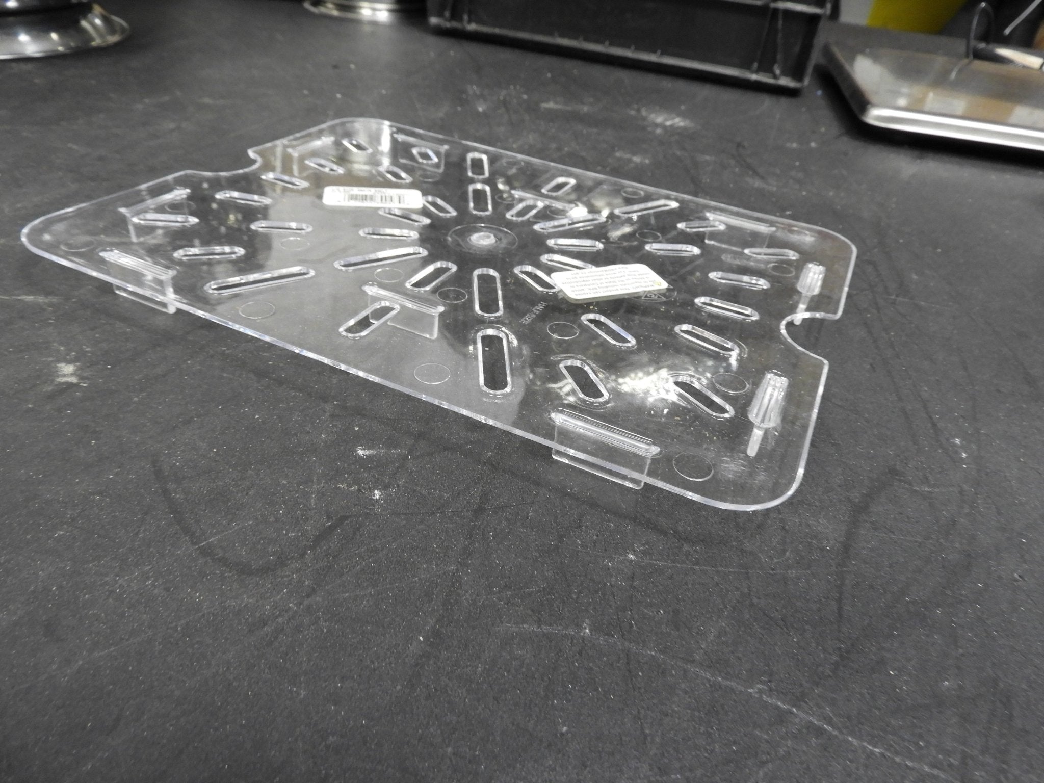 New Vigor 1/2 Size Clear Polycarbonate Drain Tray C IP