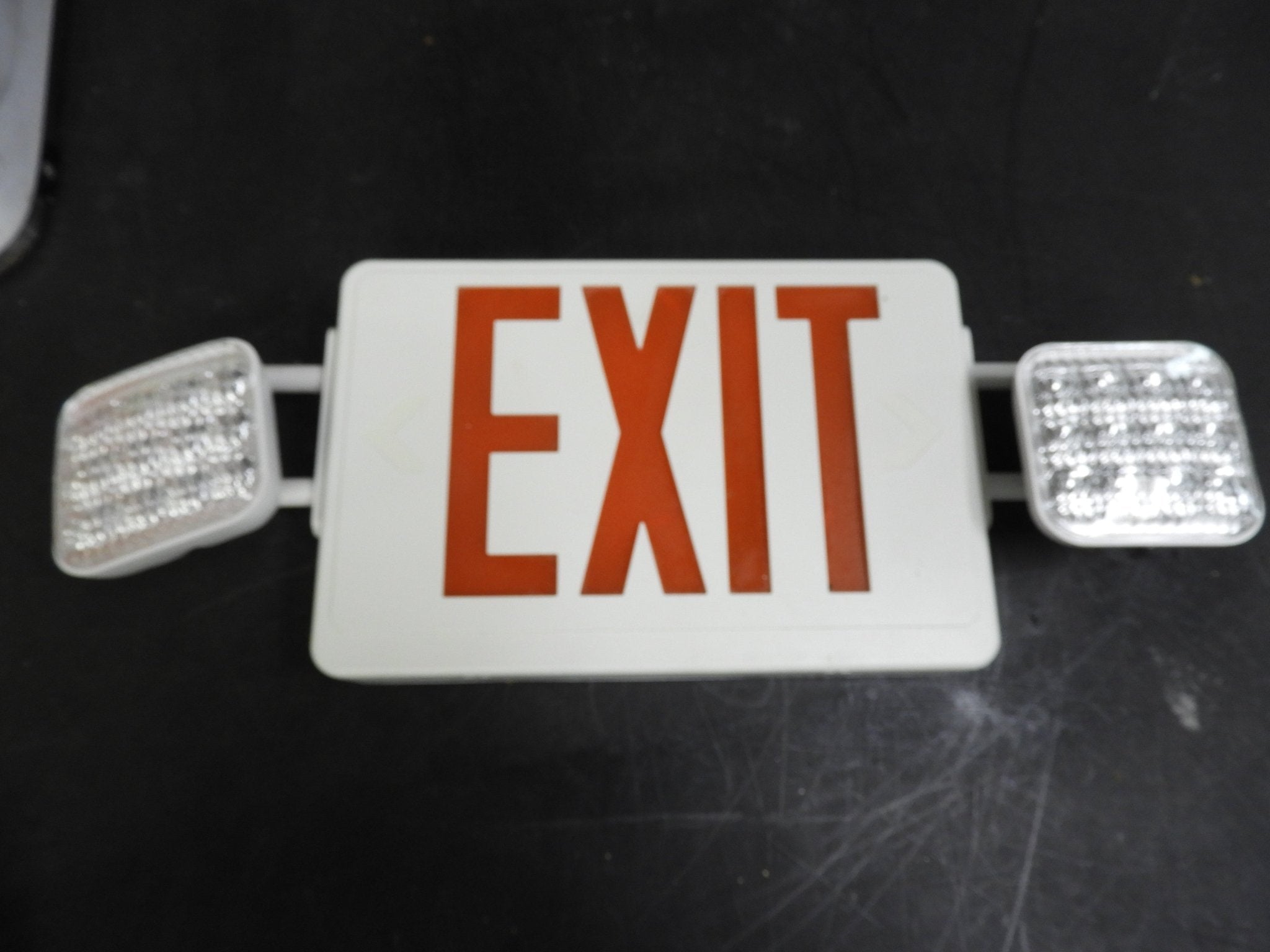 Used LED Emergency and Exit Light C IP - Falcon Restaurant Supply - 1