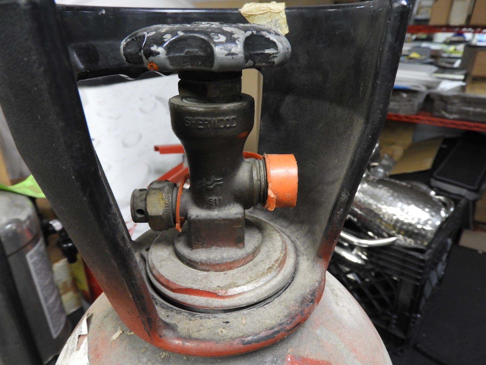 Used Empty 20lb Beverage Grade Co2 Aluminum Tank - Falcon Restaurant Supply - 4