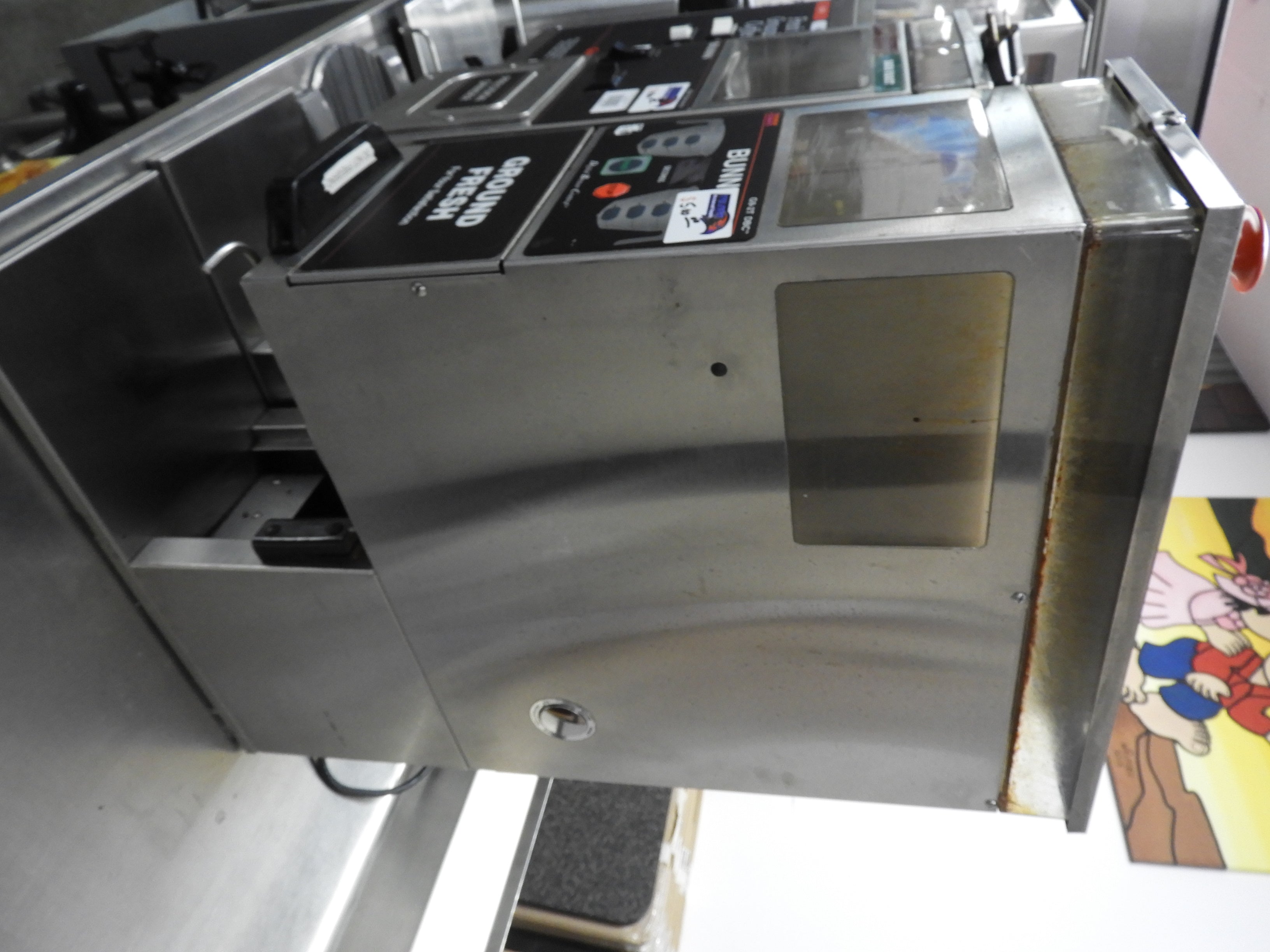 Used Bunn G9-2T DBC Coffee Grinder, 2 Hoppers, Stainless 120V