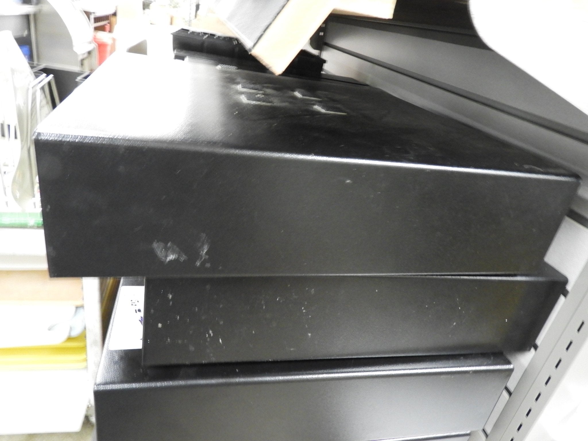 Used Cash Register Money Drawer Without Divider Insert Stainless Face - Falcon Restaurant Supply - 2