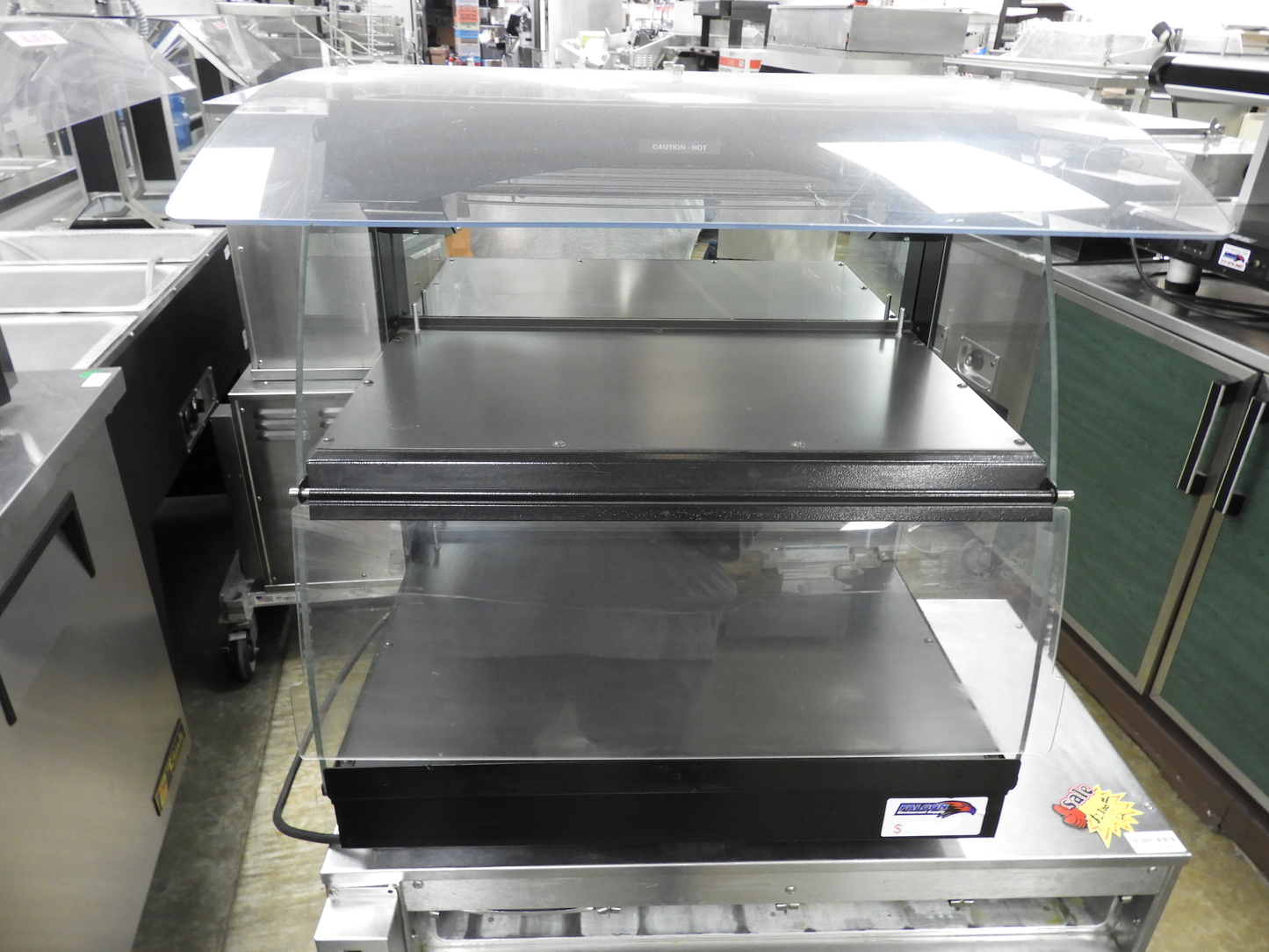 Used Hatco GRHW-1D Mini-Merchandising Warmer, Heated Holding Glass-Shelf Display 120V 1540W