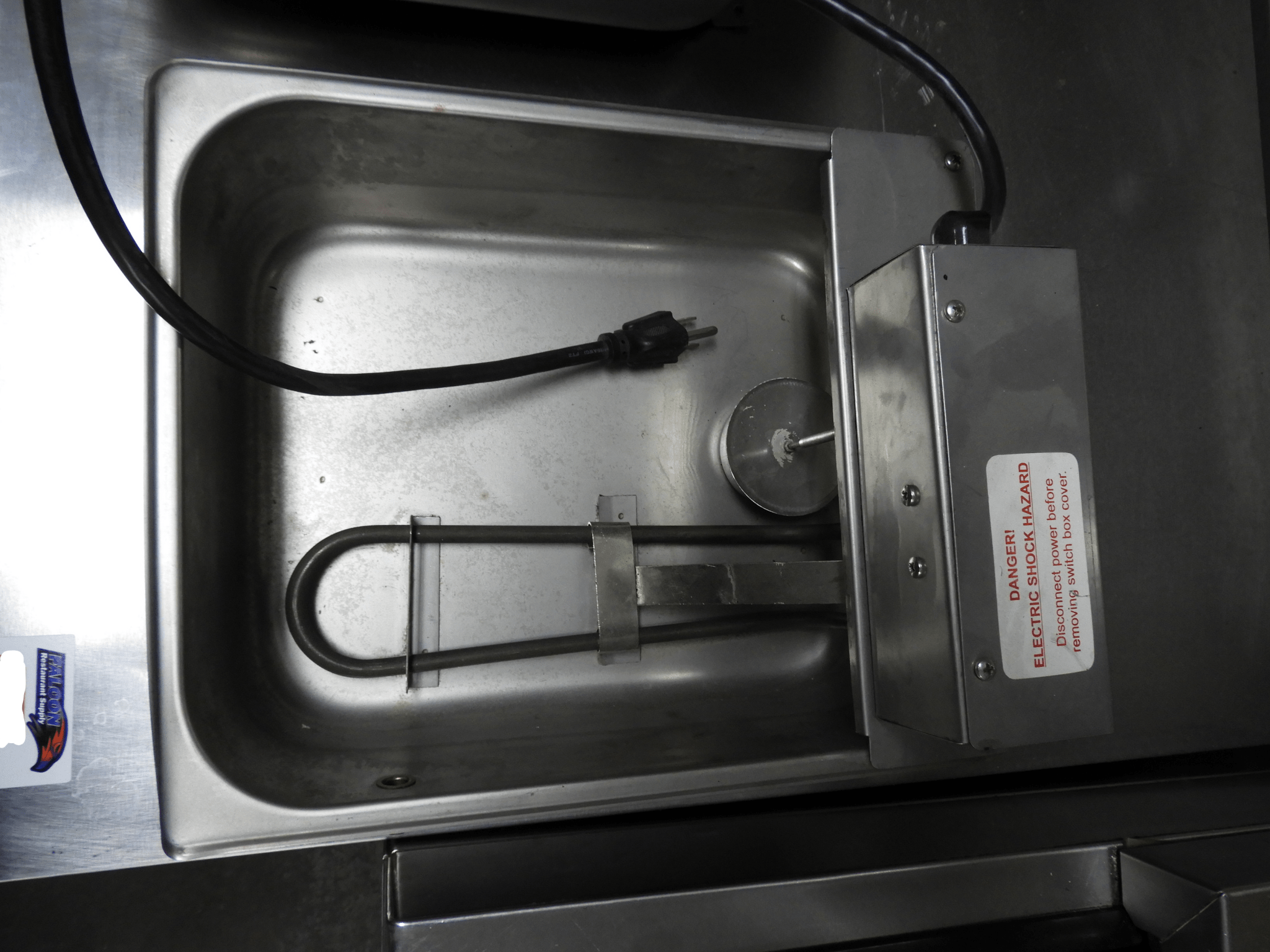 Used Supco CP8077 - 1/2 qt. Condensate Drain Pan (120V, 1000W, 8.34A) - Falcon Restaurant Supply - 4