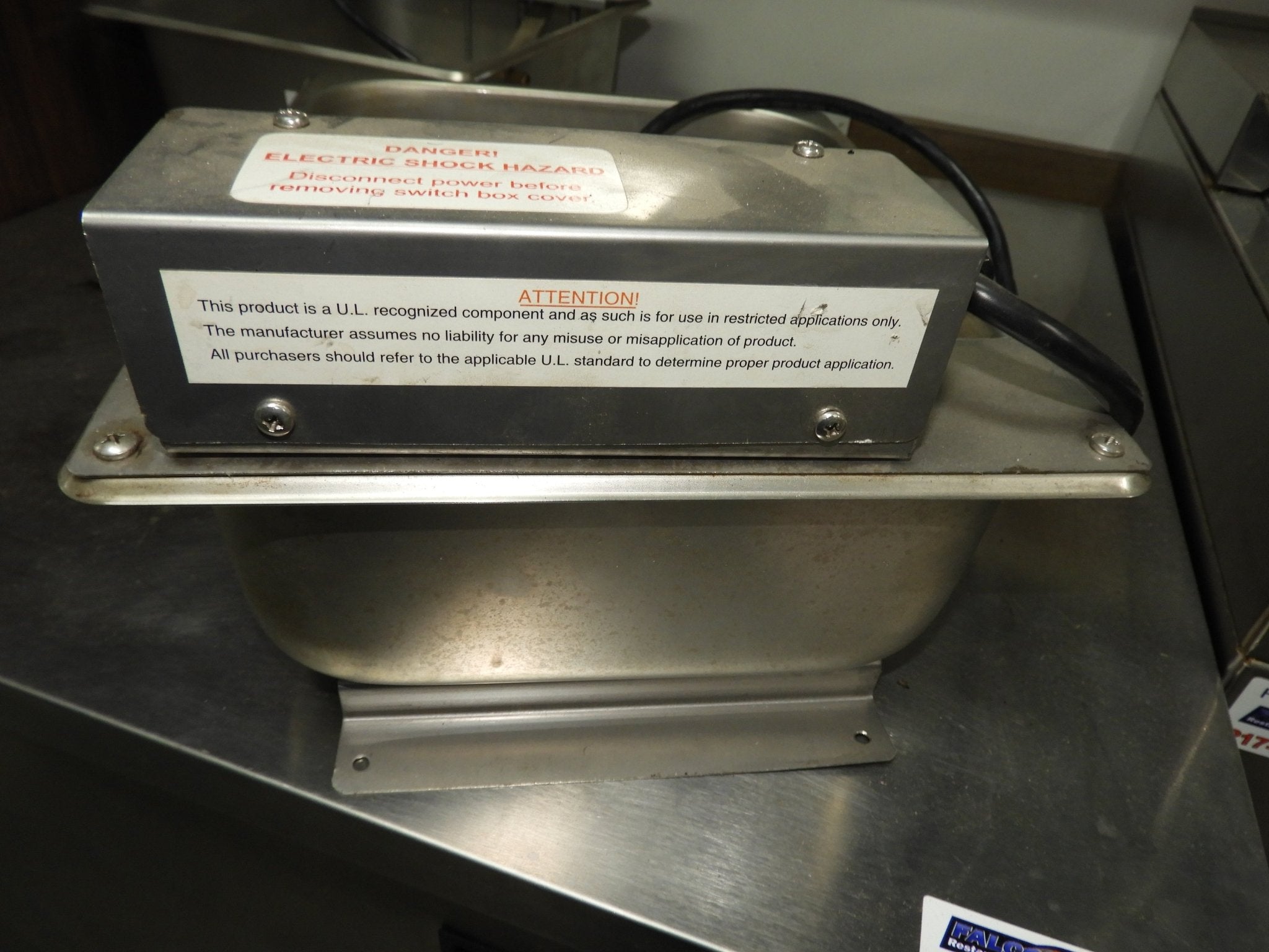 Used Supco CP8077 - 1/2 qt. Condensate Drain Pan (120V, 1000W, 8.34A) - Falcon Restaurant Supply - 3