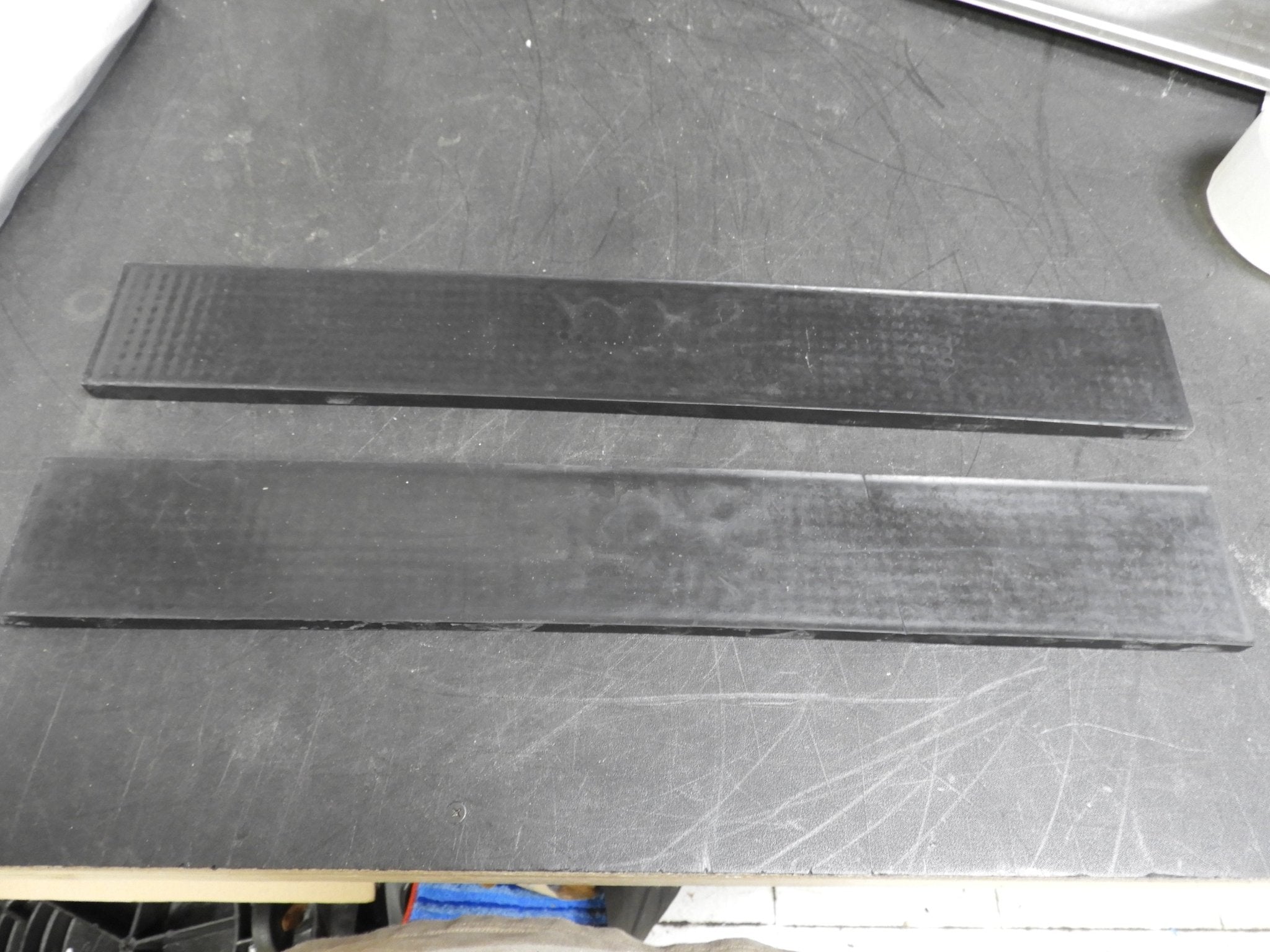 Used One Skyy Vodka Bar Mat Spill Mat Rail Beer Tap Mat 22.5"x3.25"x7/16" - Falcon Restaurant Supply - 4