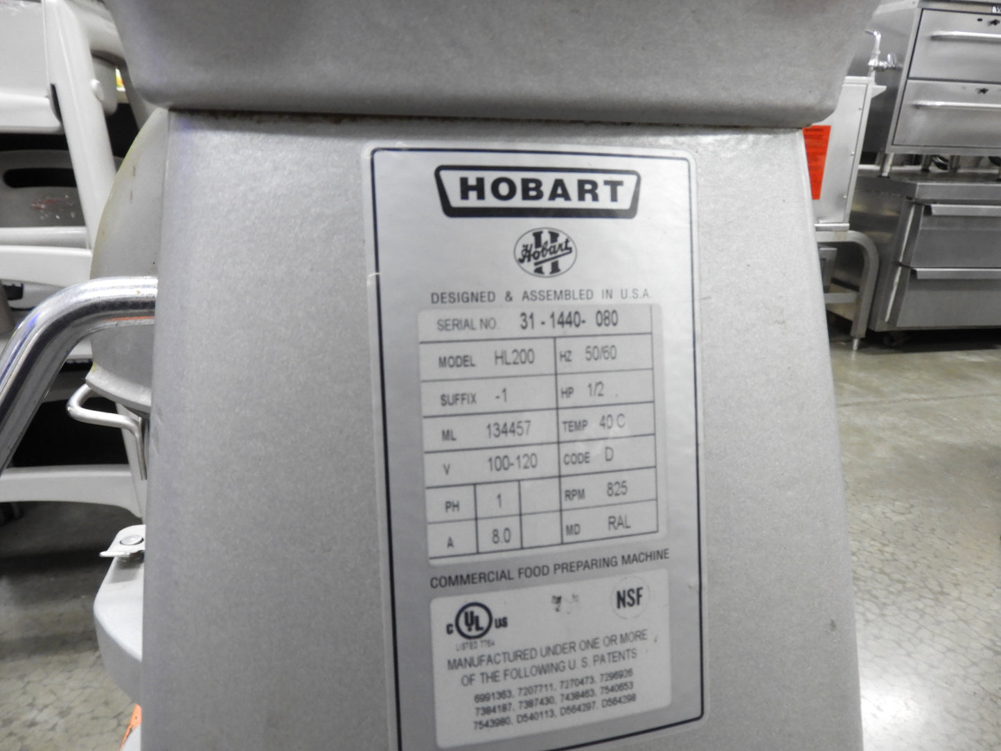 Hobart Legacy HL200 20 Qt. Planetary Mixer