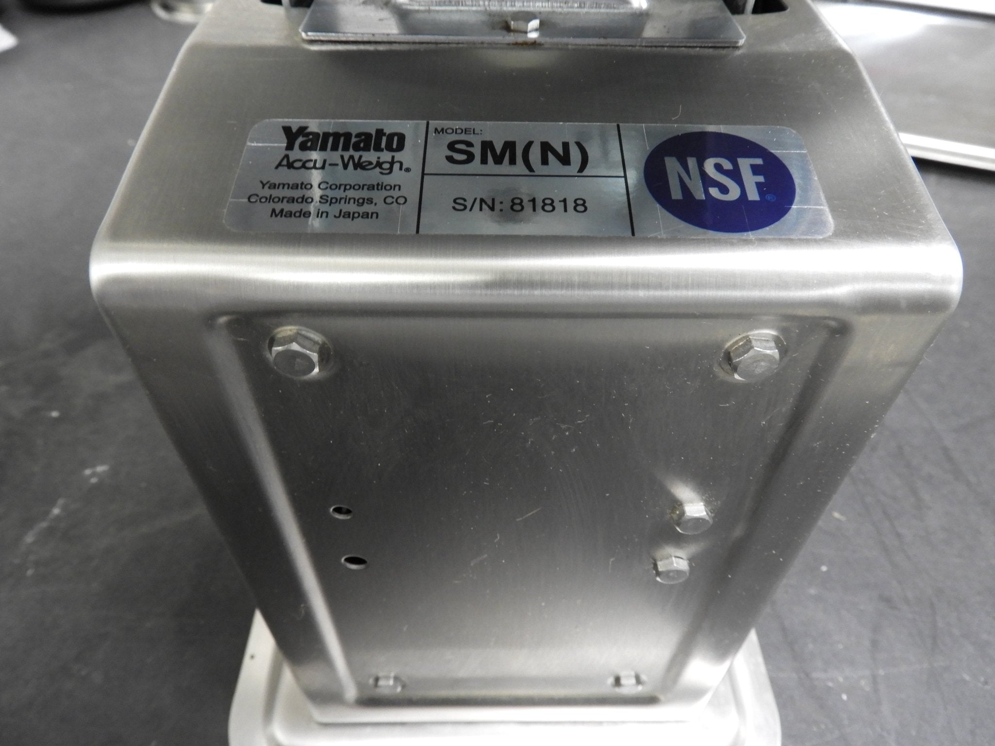 Used Yamato SMN Series Mechanical 30lb Food Scale - SMN