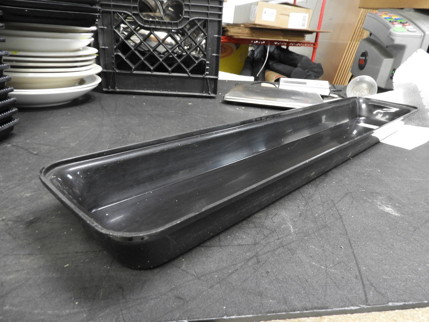 Used 30"x6"x2" Markey Display Pan Plastic Serving Tray