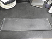 Used 30"x8"x1" Black Display Plastic Serving Pan Tray - Falcon Restaurant Supply - 1