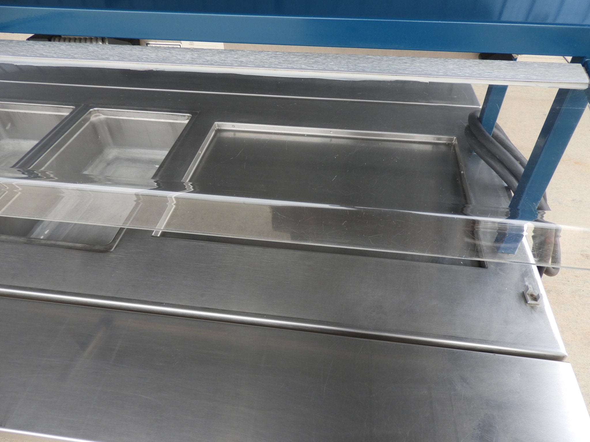 Used Delfield KCSC - 60 - NU Custom 60" Hot Food 3 Pan Steam Table with Heat Pad 220V - Falcon Restaurant Supply - 9