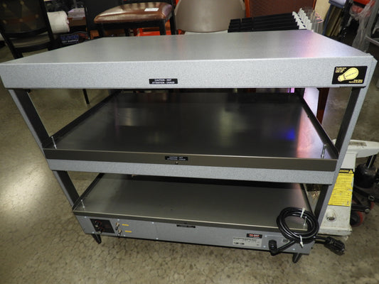 Used Hatco GRSDS-36D Glo-Ray 36" Heated Slanted Double Shelf Holding Warming Merchandiser Display 120V