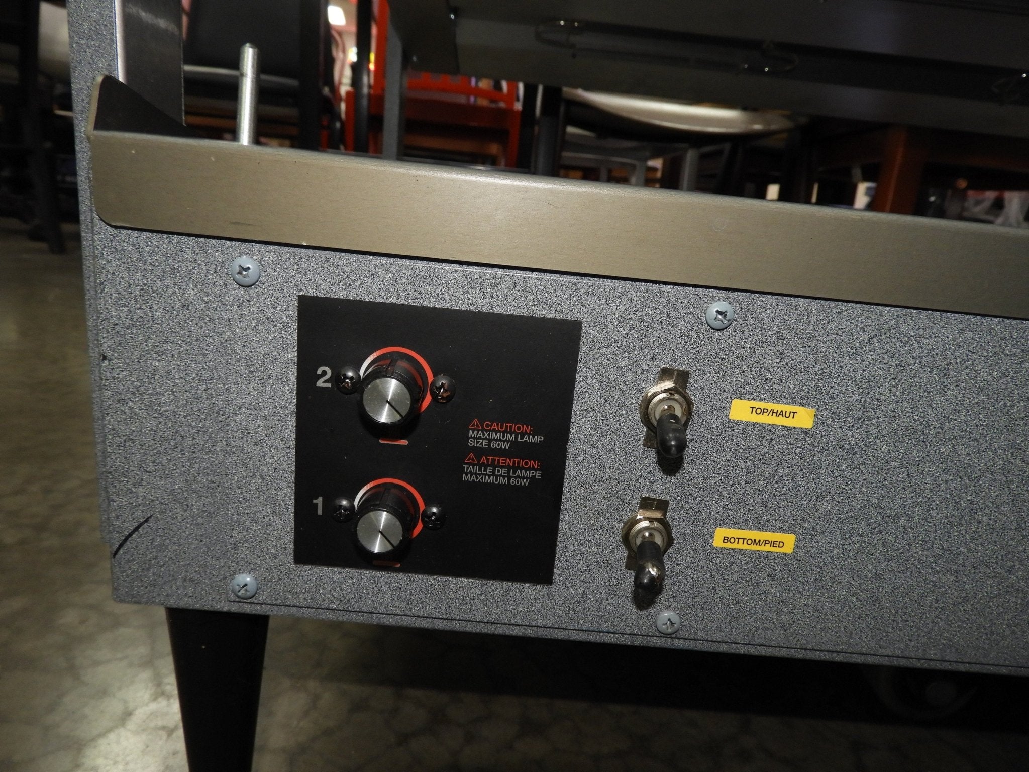 Used Hatco GRSDS - 36D Glo - Ray 36" Heated Slanted Double Shelf Holding Warming Merchandiser Display 120V - Falcon Restaurant Supply - 4