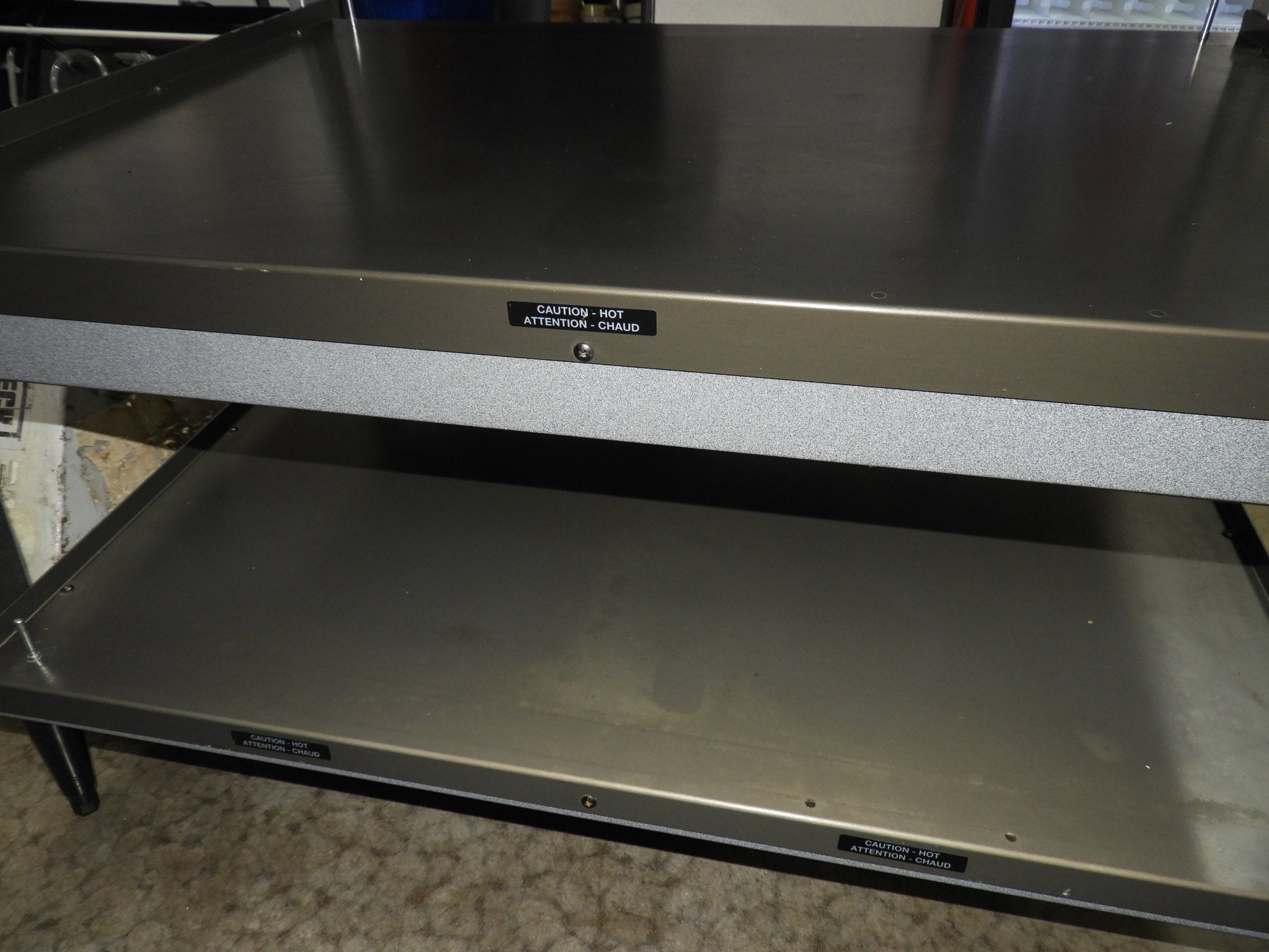 Used Hatco GRSDS - 36D Glo - Ray 36" Heated Slanted Double Shelf Holding Warming Merchandiser Display 120V - Falcon Restaurant Supply - 9