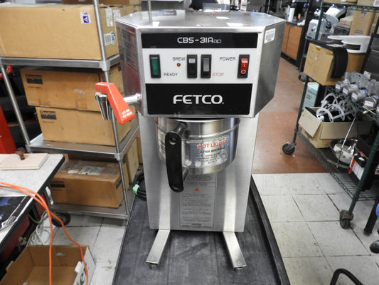 Used Fetco CBS-31Aap Commercial Retail Coffee Brewer Machine with Hot Water Tap 120V