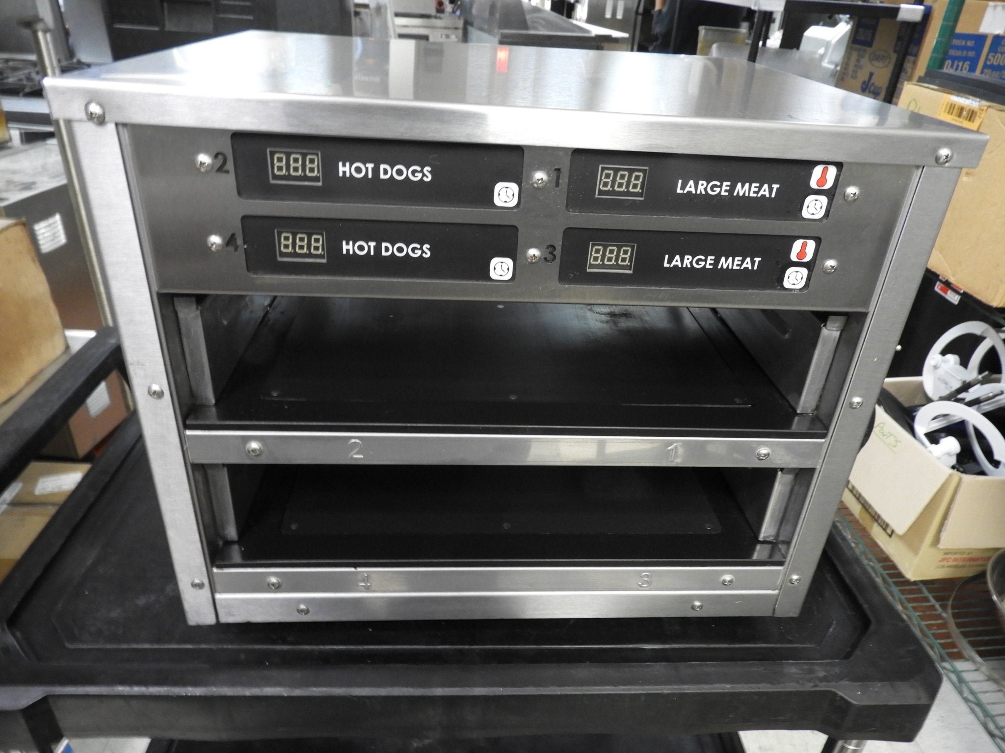 Used Carter Hoffmann Pass Thru Heated Holding Food Warming Cabinet 120V - Falcon Restaurant Supply - 5