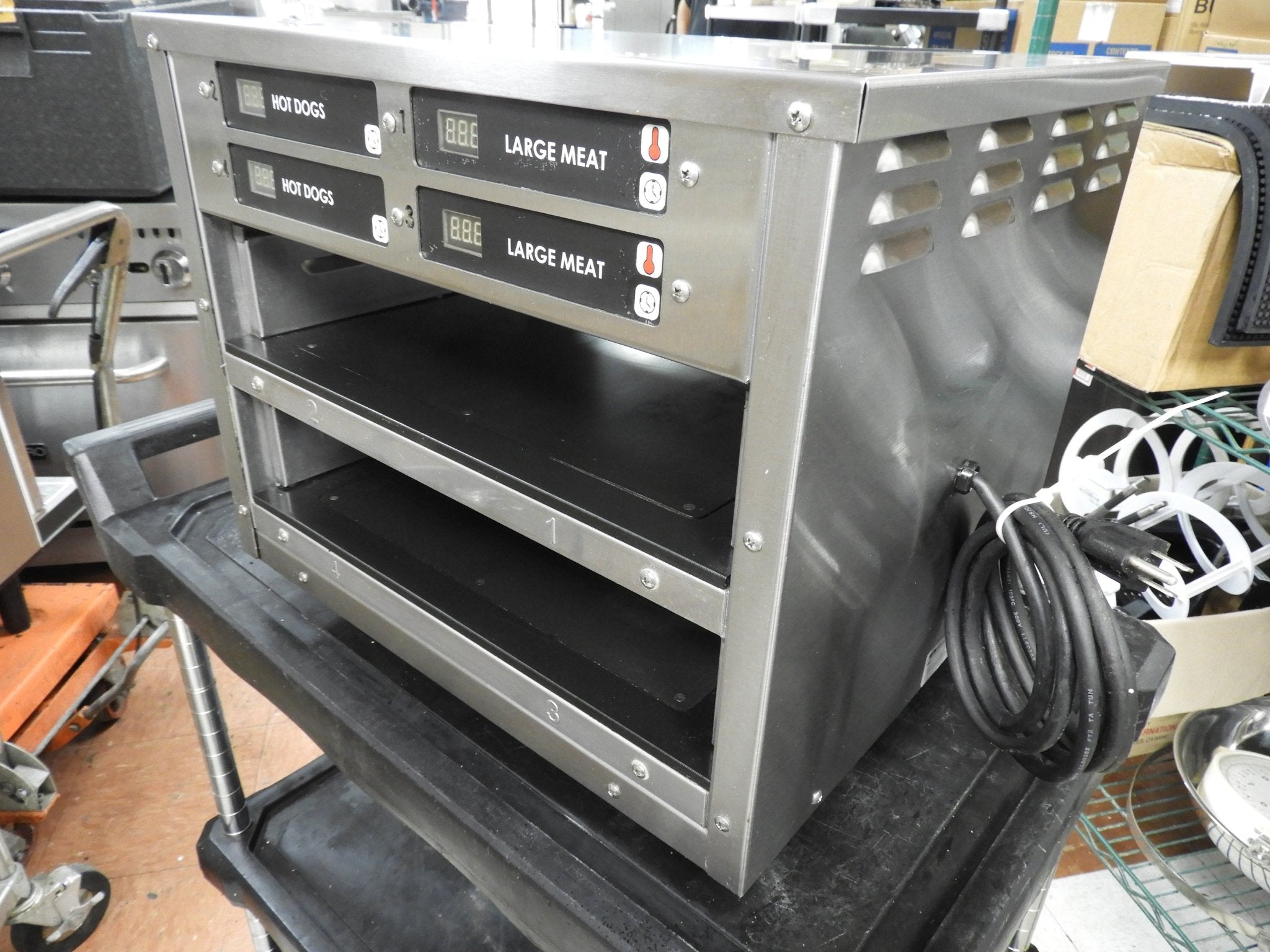 Used Carter Hoffmann Pass Thru Heated Holding Food Warming Cabinet 120V - Falcon Restaurant Supply - 7