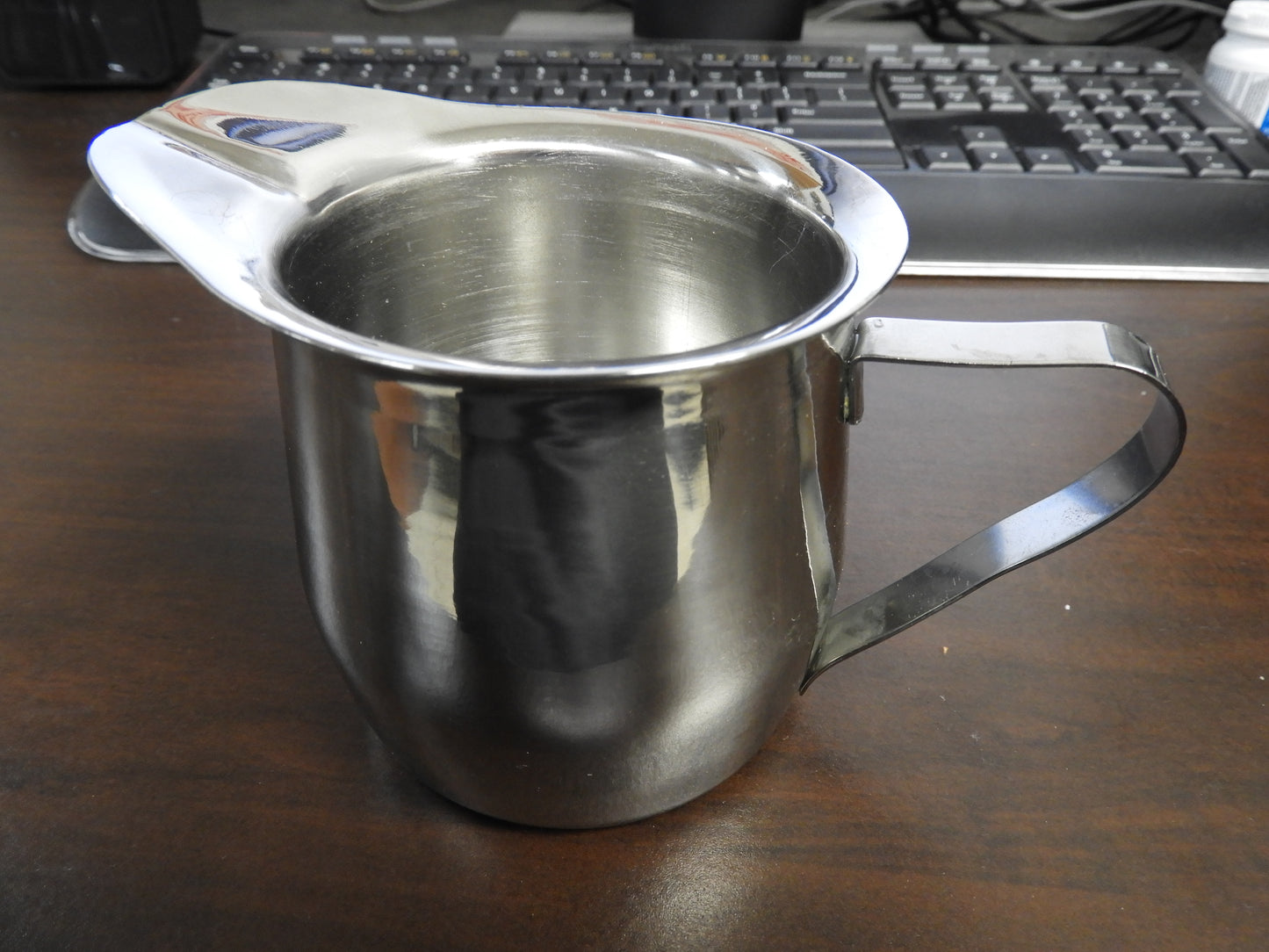 New Stainless Steel 8oz Coffee Creamer Serving  Pitcher