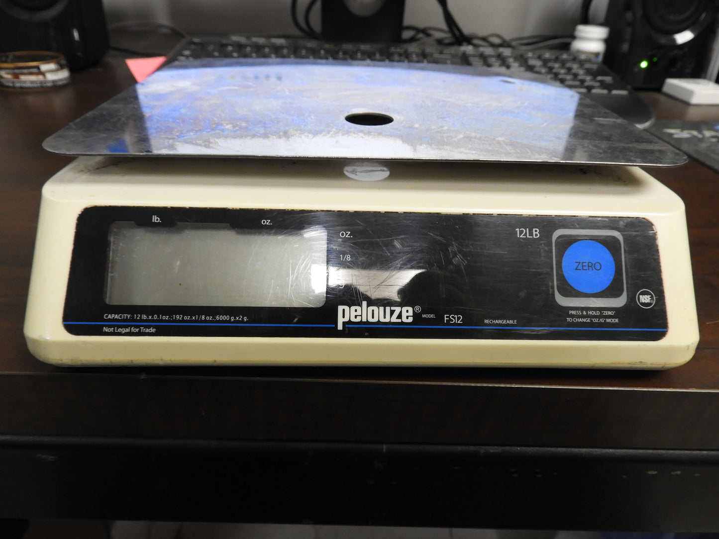 Used Rubbermaid® Pelouze® RUBFS12-88 Digital Portion Control Scale-12 lb