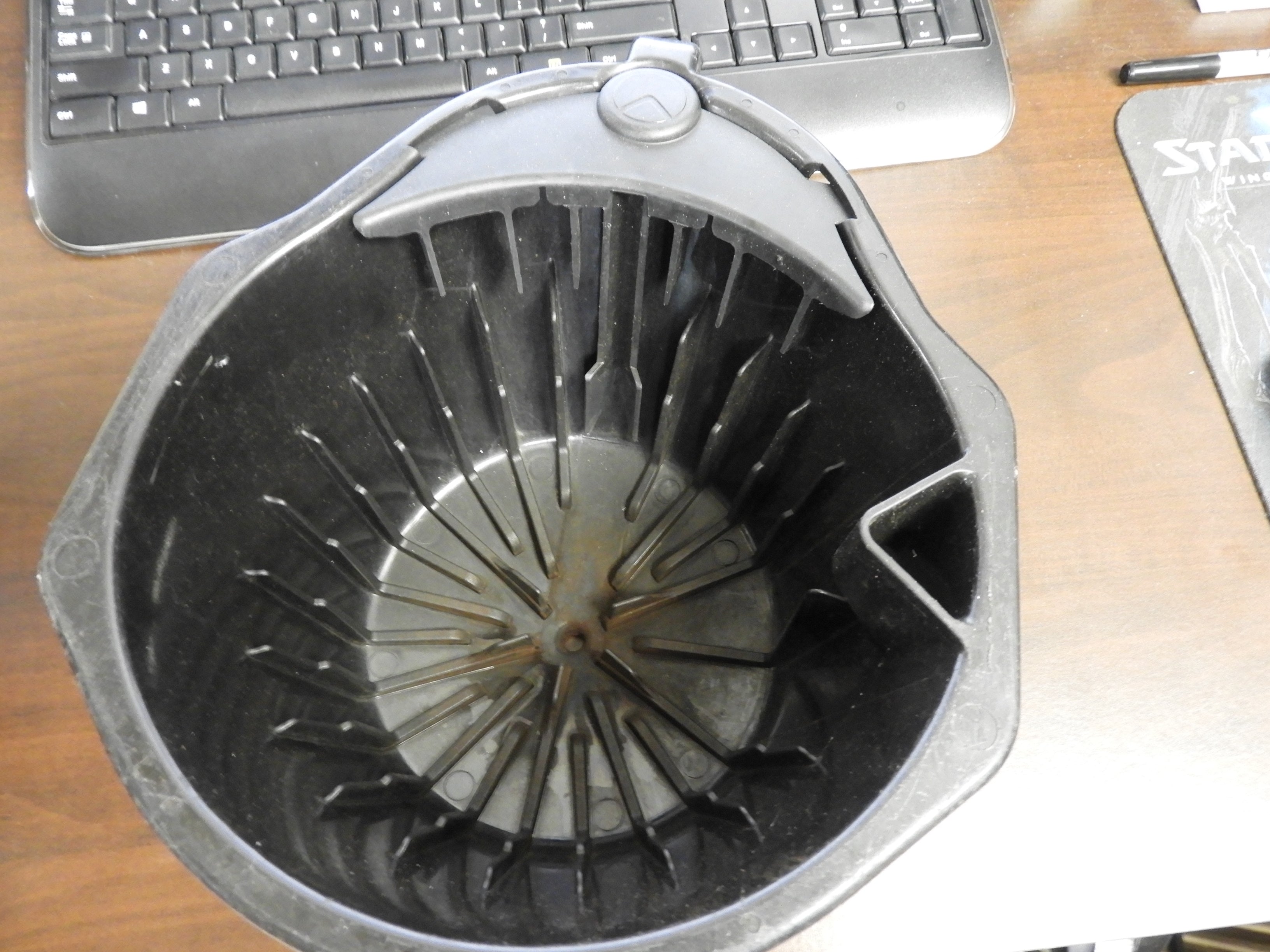 Used Bunn 53463.7109 Brew Funnel, Smart Coffee, Black Plastic