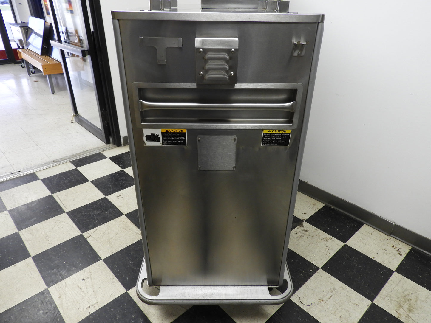 USECO Unitray 820 Heated and Cooled Food Holding Cabinet with Caster Wheels