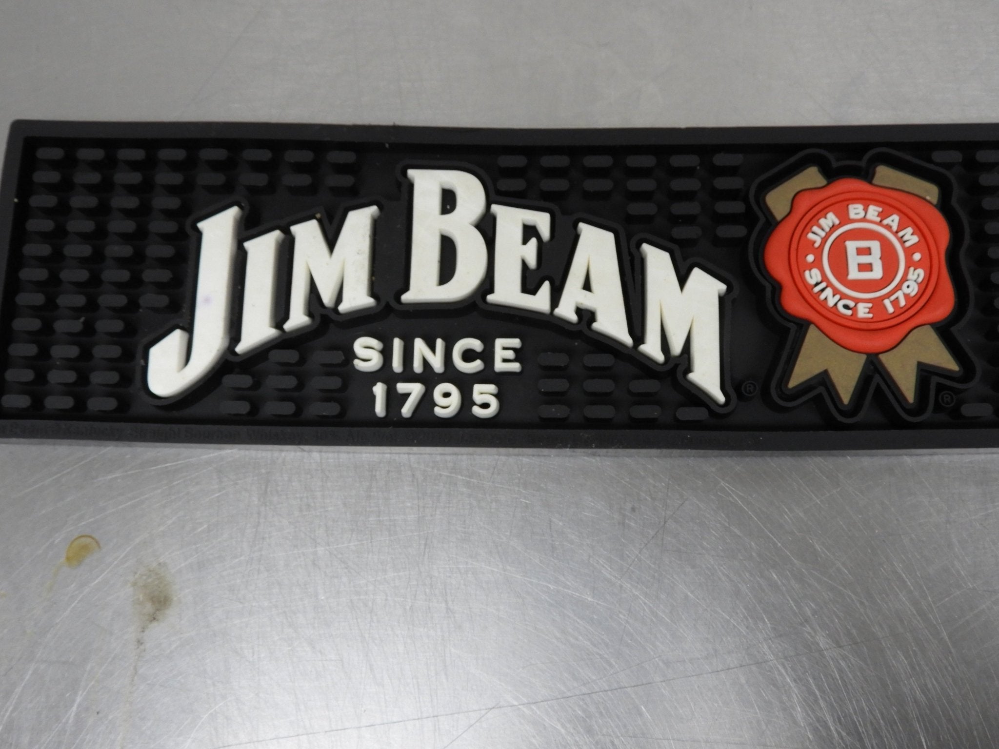 Used Jim Beam Beer Tap Bar Mat - Falcon Restaurant Supply - 4