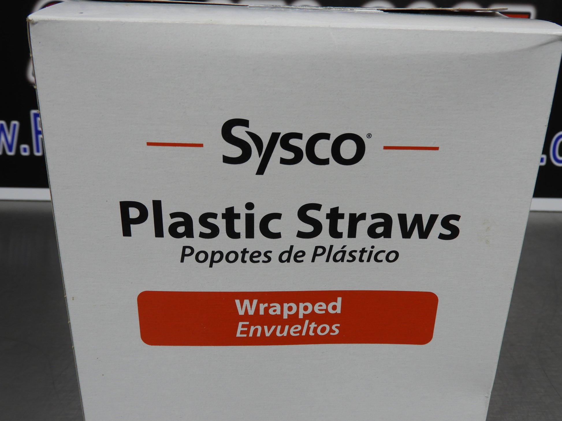 Sysco Individually Wrapped Jumbo Plastic Straws 500 Count
