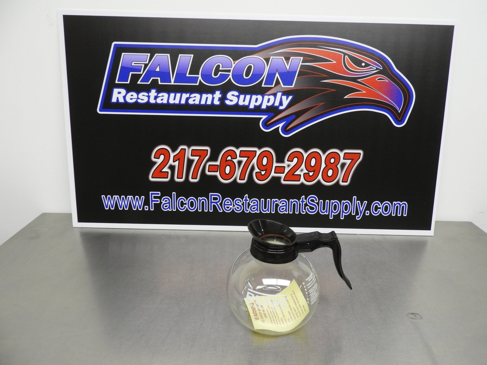 New Bunn 42400.0103 64 oz. Glass Coffee Decanter Carafe - Falcon Restaurant Supply - 1