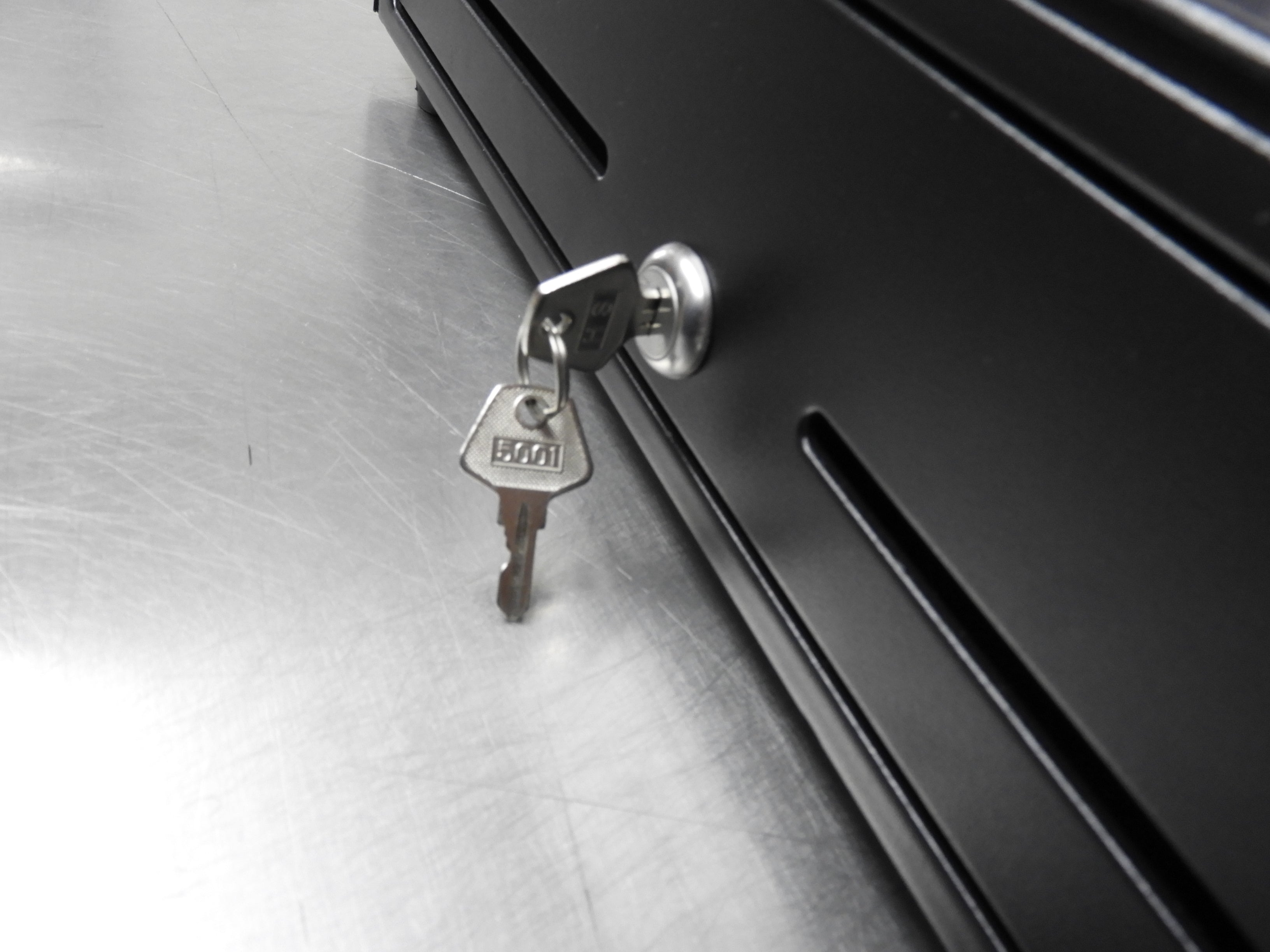 Used Cash Register Money Drawer with Insert and Key