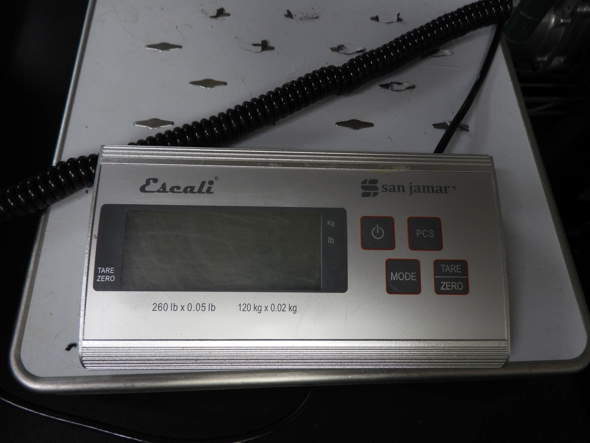 New San Jamar / Escali SCDG264 264 lb. Digital Shipping and Receiving Scale with Remote Display - Falcon Restaurant Supply - 2