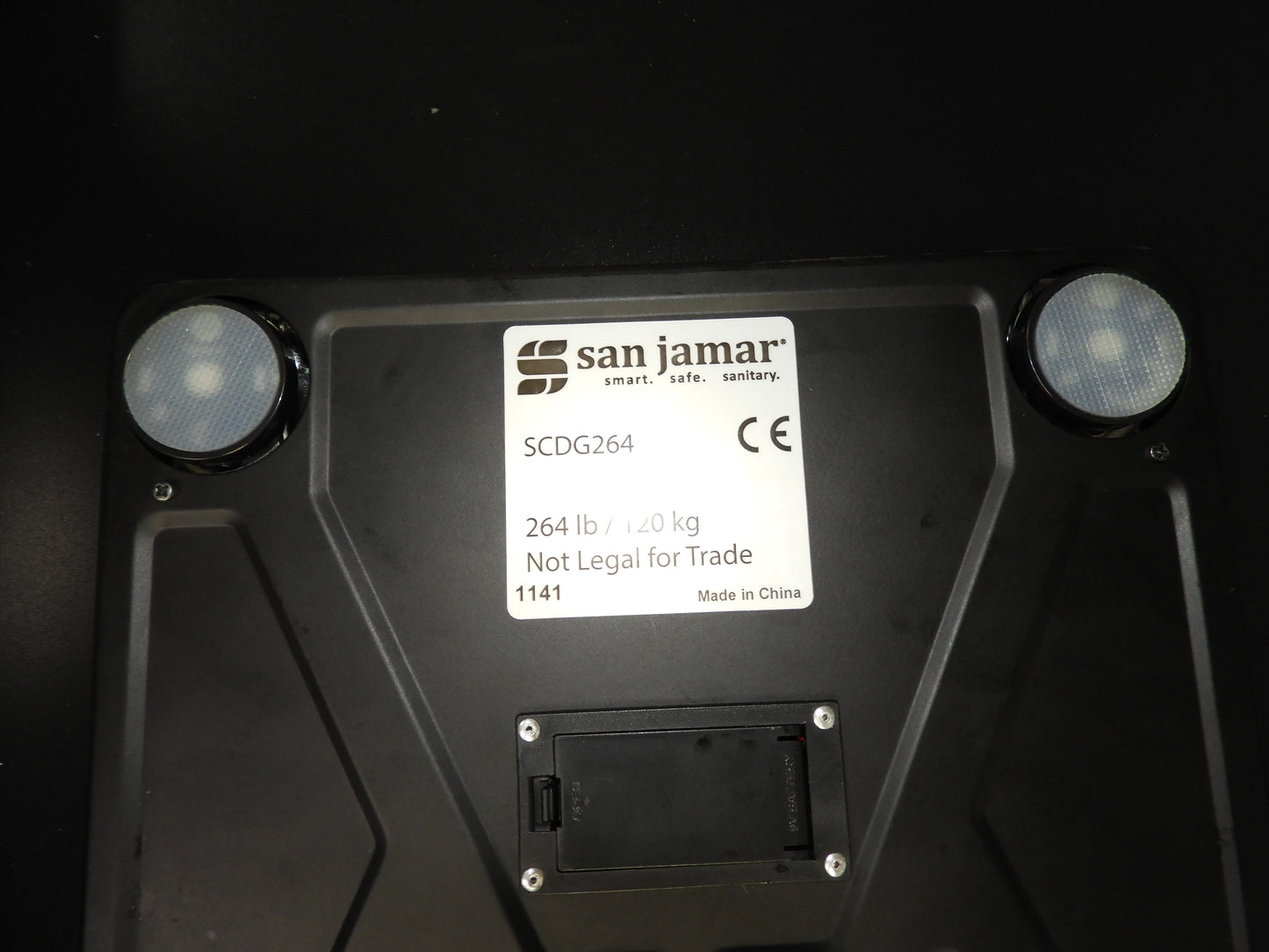 New San Jamar / Escali SCDG264 264 lb. Digital Shipping and Receiving Scale with Remote Display