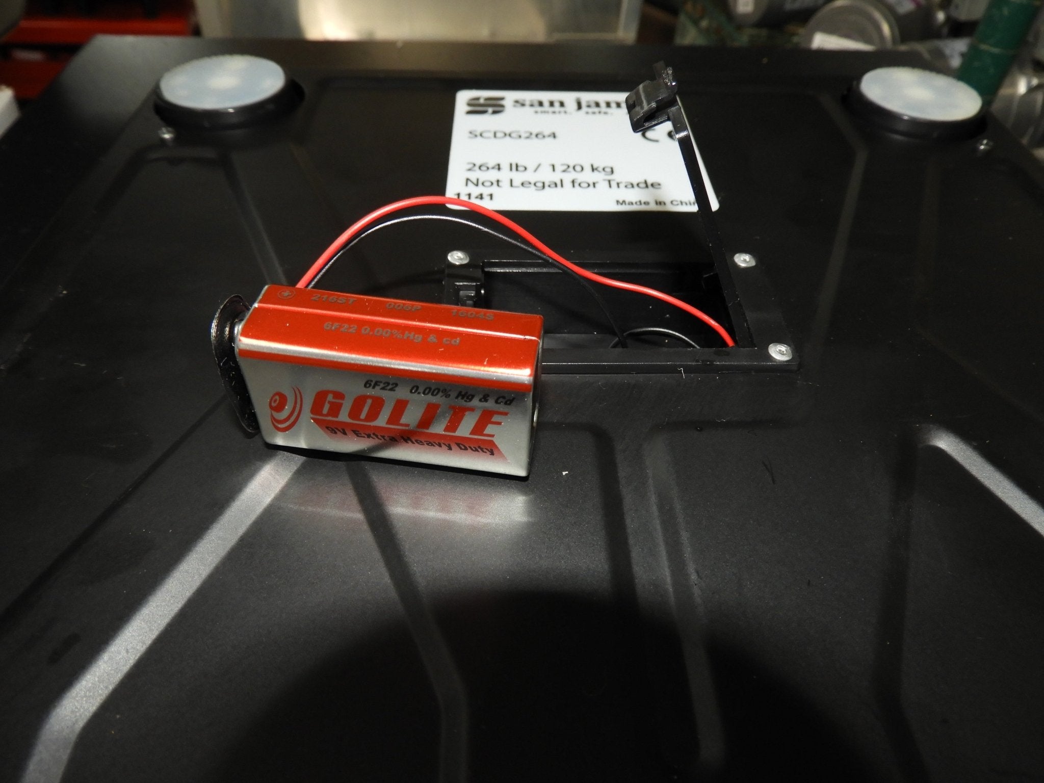 New San Jamar / Escali SCDG264 264 lb. Digital Shipping and Receiving Scale with Remote Display - Falcon Restaurant Supply - 8