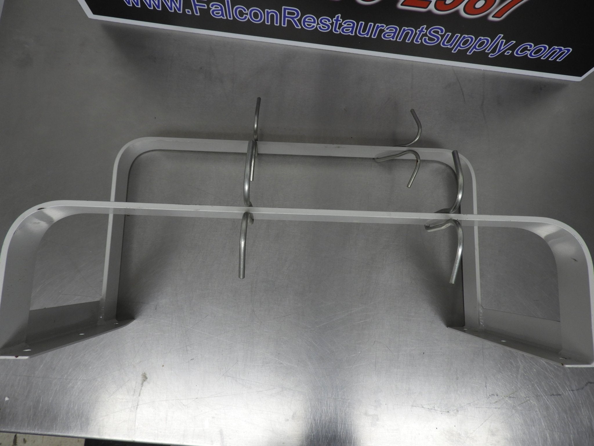 Used 24"x12"x12" Commercial Wall Mounted Pan Hanger with Four Hooks - Falcon Restaurant Supply - 7