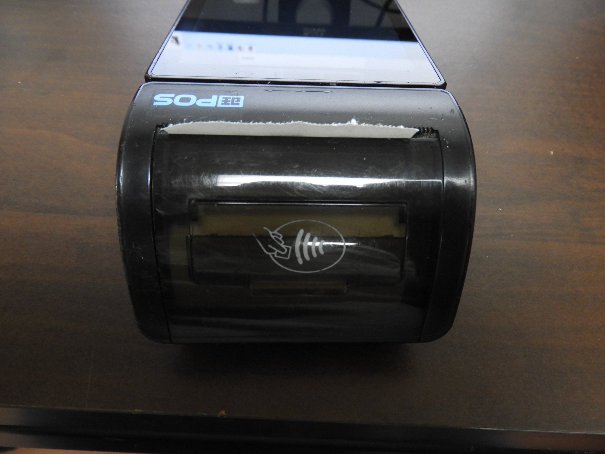 Used TEAMSable ATP - 50 5.5" Handheld POS System with Printer and Card Reader - Falcon Restaurant Supply - 3