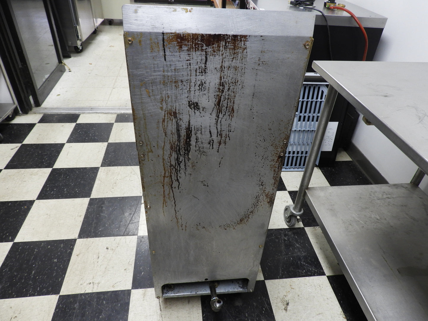 Used Dean SR142G Natural Gas Super Runner Floor Fryer 35-43lb