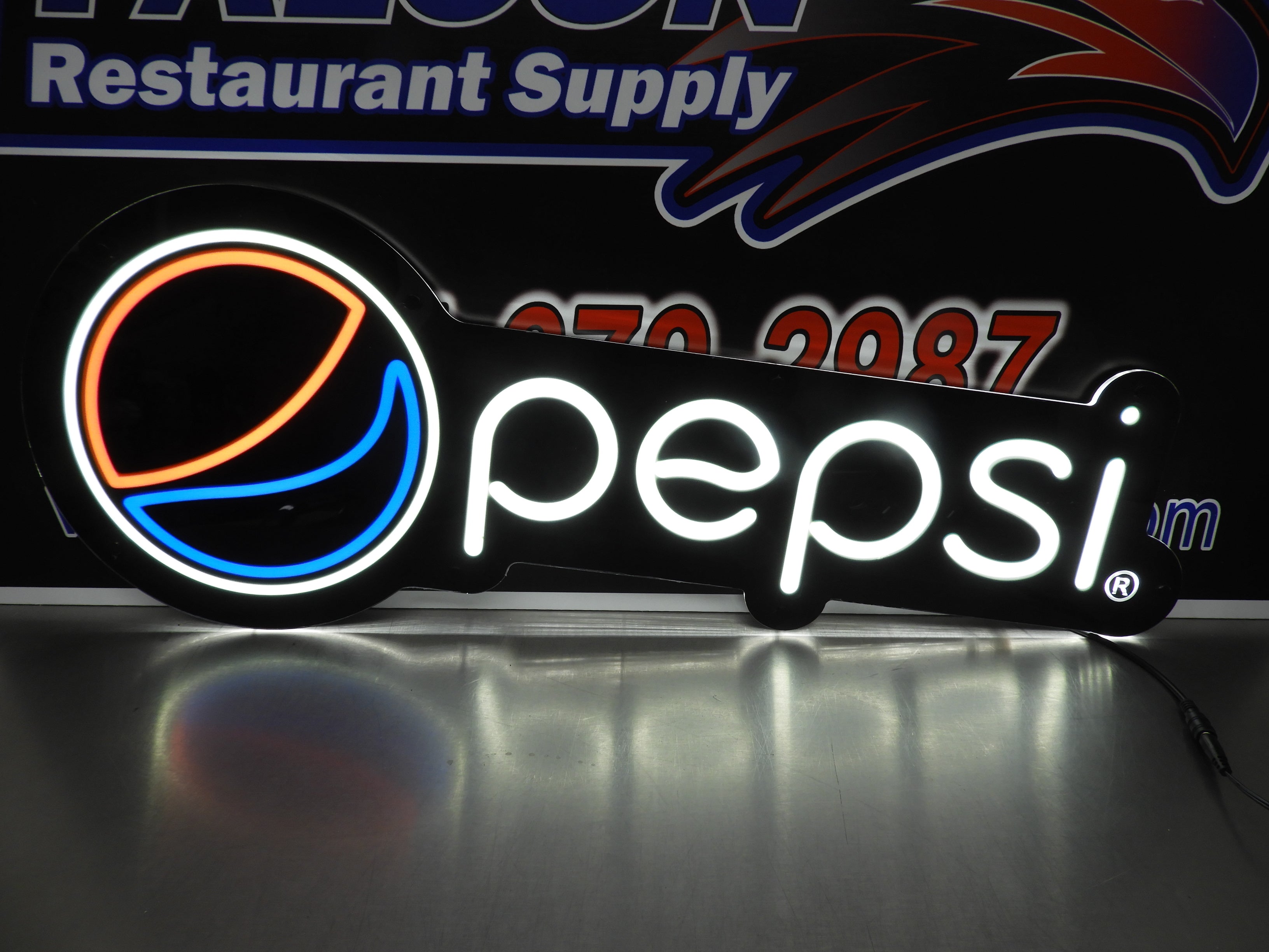 Used 29.5 inch Pepsi LED Sign