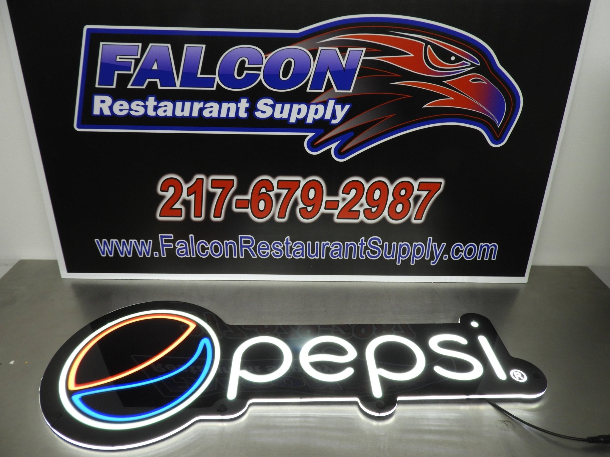 Used 29.5 inch Pepsi LED Sign