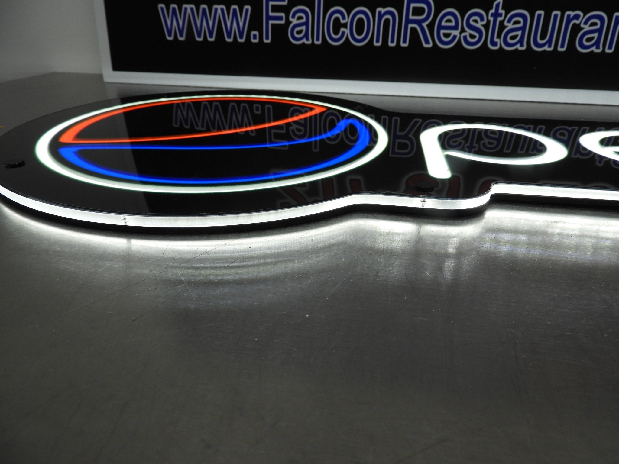 Used 29.5 inch Pepsi LED Sign - Falcon Restaurant Supply - 3