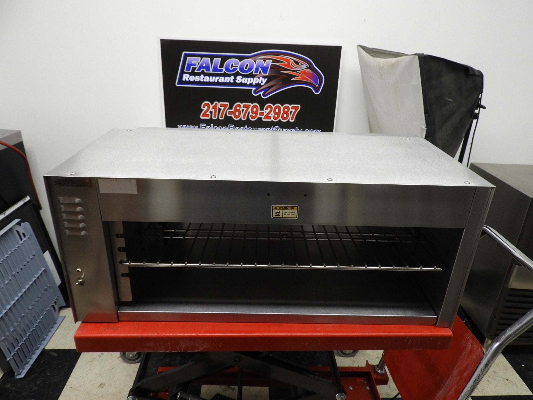 Used APW Wyott CMC - 36 36 1/2" Countertop Cheese Melter New Elements - 208V - Falcon Restaurant Supply - 1