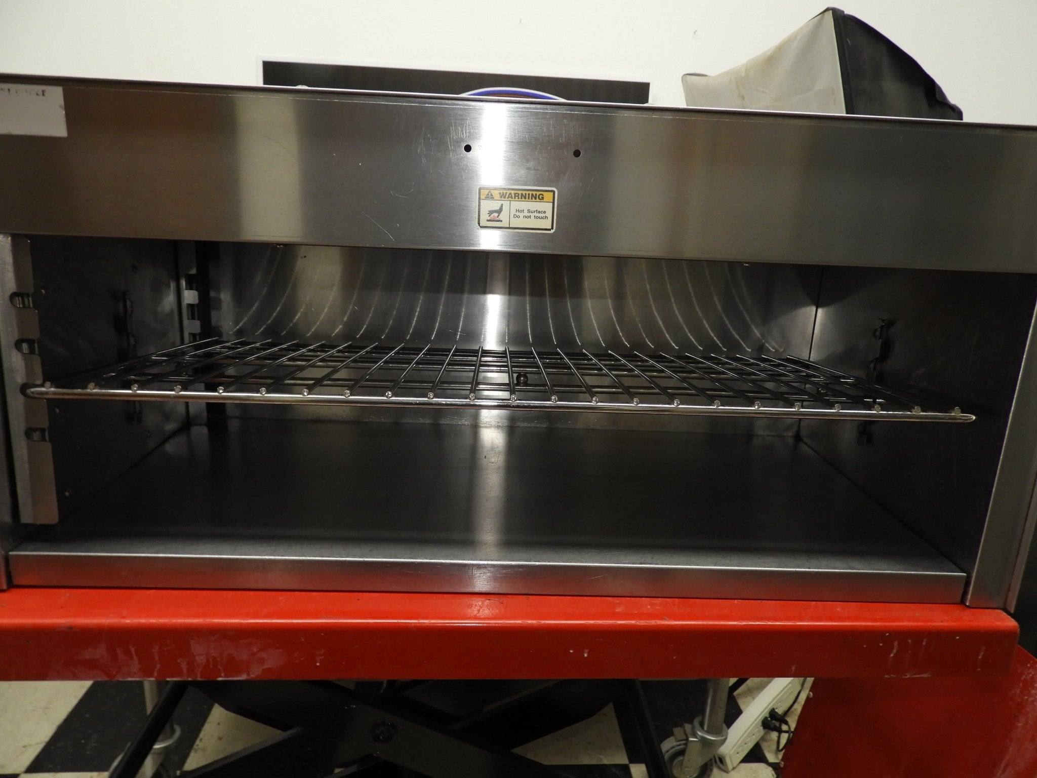 Used APW Wyott CMC - 36 36 1/2" Countertop Cheese Melter New Elements - 208V - Falcon Restaurant Supply - 3