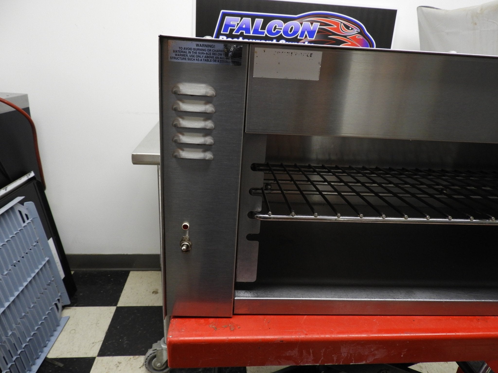 Used APW Wyott CMC - 36 36 1/2" Countertop Cheese Melter New Elements - 208V - Falcon Restaurant Supply - 4