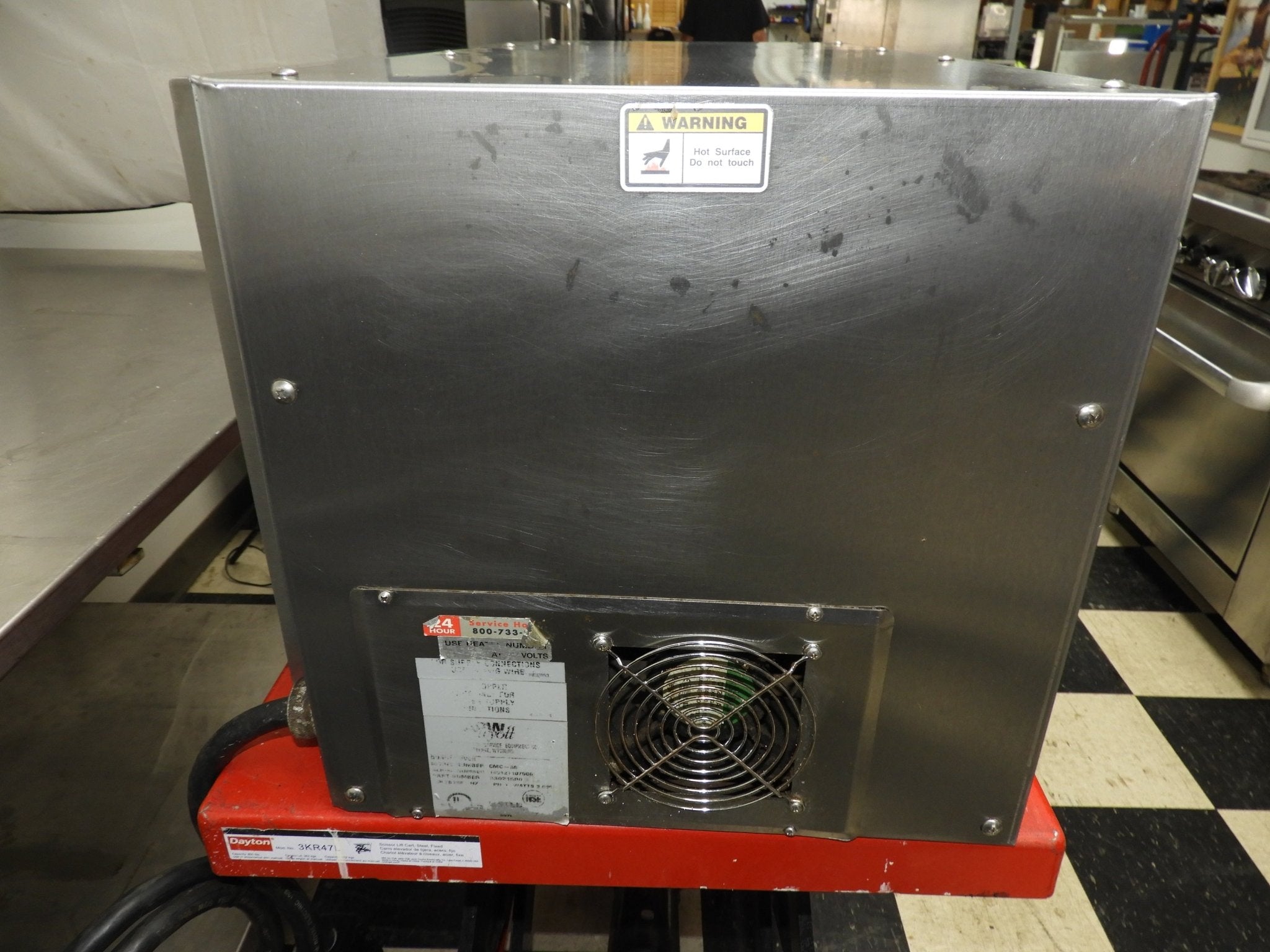 Used APW Wyott CMC - 36 36 1/2" Countertop Cheese Melter New Elements - 208V - Falcon Restaurant Supply - 5