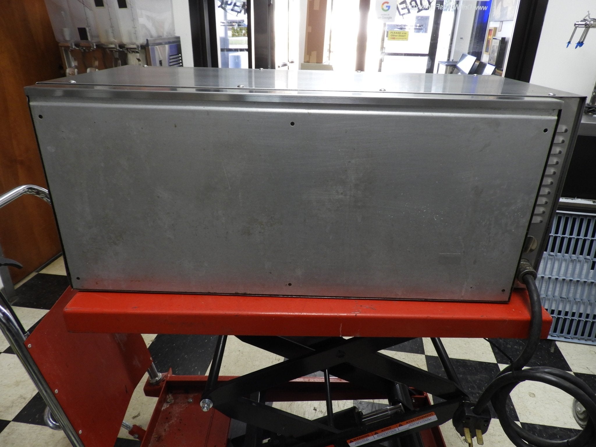 Used APW Wyott CMC - 36 36 1/2" Countertop Cheese Melter New Elements - 208V - Falcon Restaurant Supply - 7