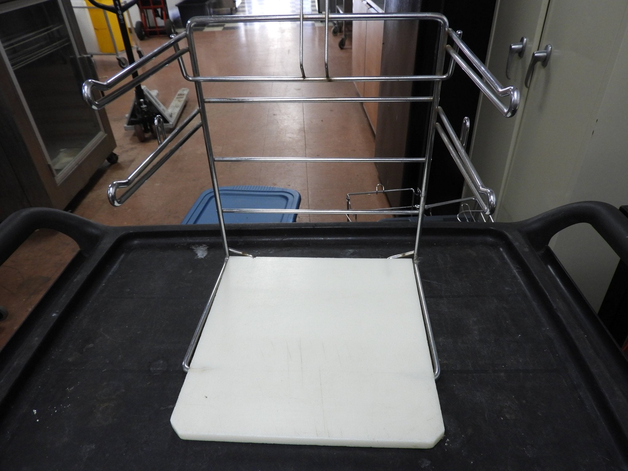 Used Choice Chrome Grocery Retail Store Bag Rack / Stand - Falcon Restaurant Supply - 1