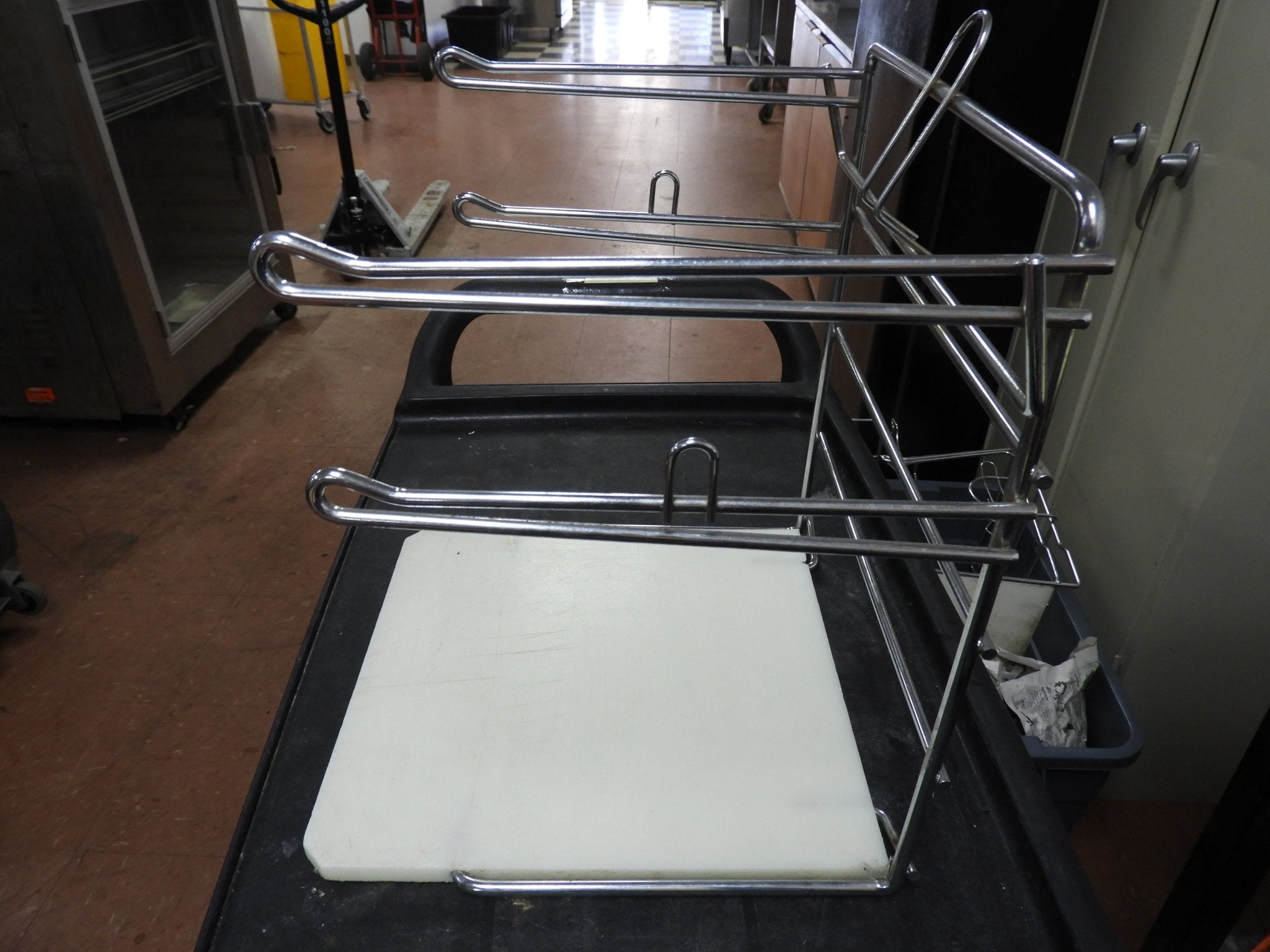 Used Choice Chrome Grocery Retail Store Bag Rack / Stand - Falcon Restaurant Supply - 2