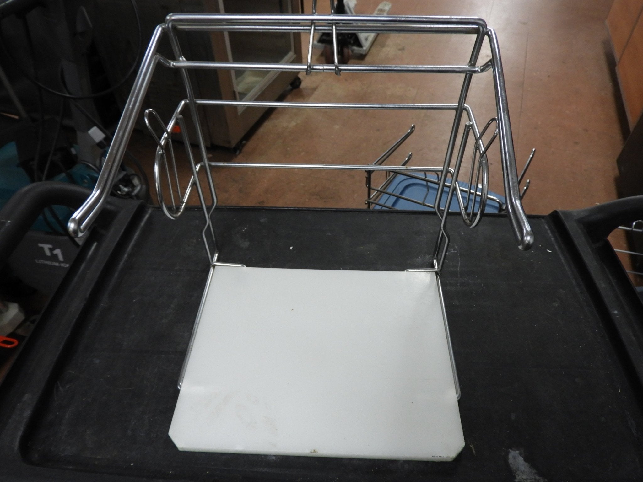 Used Choice Chrome Grocery Retail Store Bag Rack / Stand - Falcon Restaurant Supply - 3