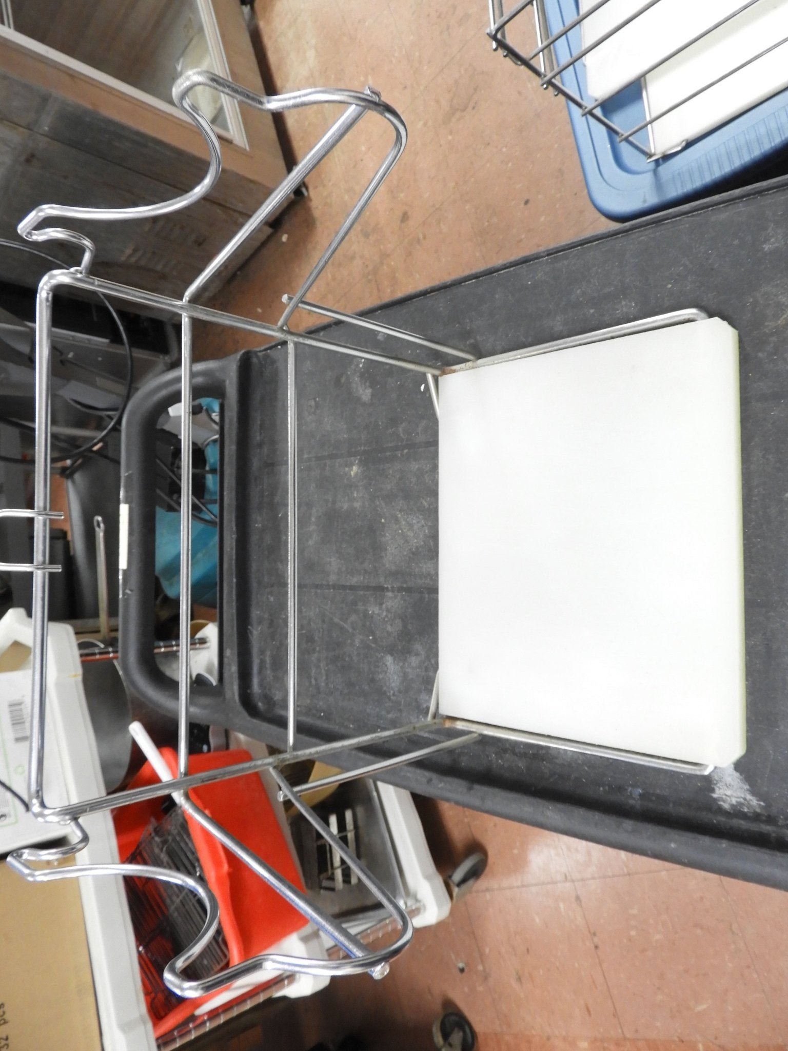 Used Choice Chrome Grocery Retail Store Bag Rack / Stand - Falcon Restaurant Supply - 5