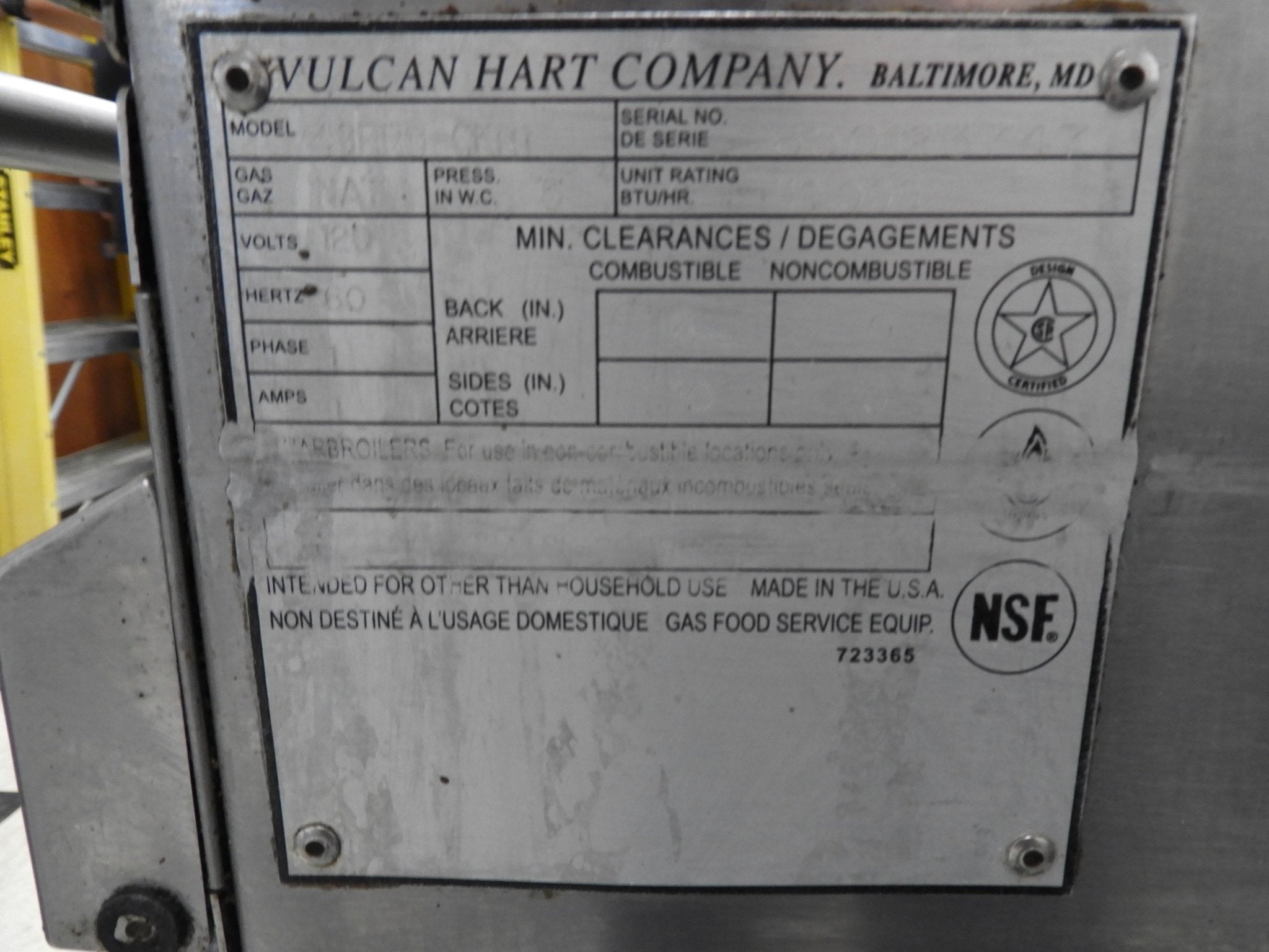 Used Vulcan 48RRG Heavy Duty Natural Gas Flat Top Griddle 3/4 Plate - Falcon Restaurant Supply - 6